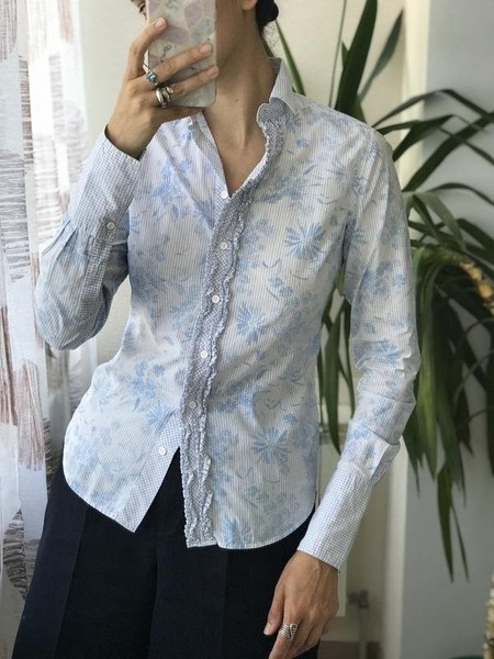 Women Gant Shirt Blue Cotton 36 / S / 44
