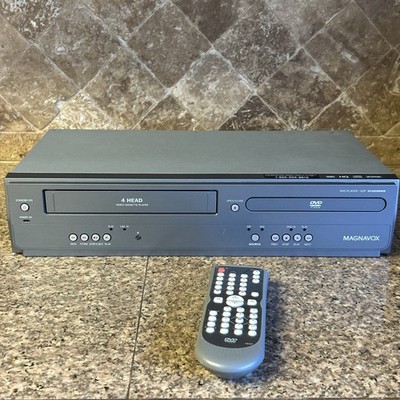 Magnavox Works DV200MW8 DVD VCR Combo Player Gray w Remote Tested Works READ