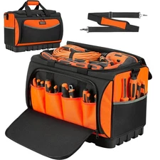 Heavy Duty Tool Bag, Large Tool Bags 20inch, 18 Pockets, 19.6x 12.9x 11.8 inc...