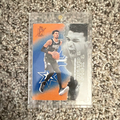 Victor wembyama 2026 signature class orange and blue