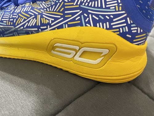 Under Armour Steph Curry 4 ‘More Fun’ Royal Blue And Yield Yellow Size 7Y - Bild 6 von 18