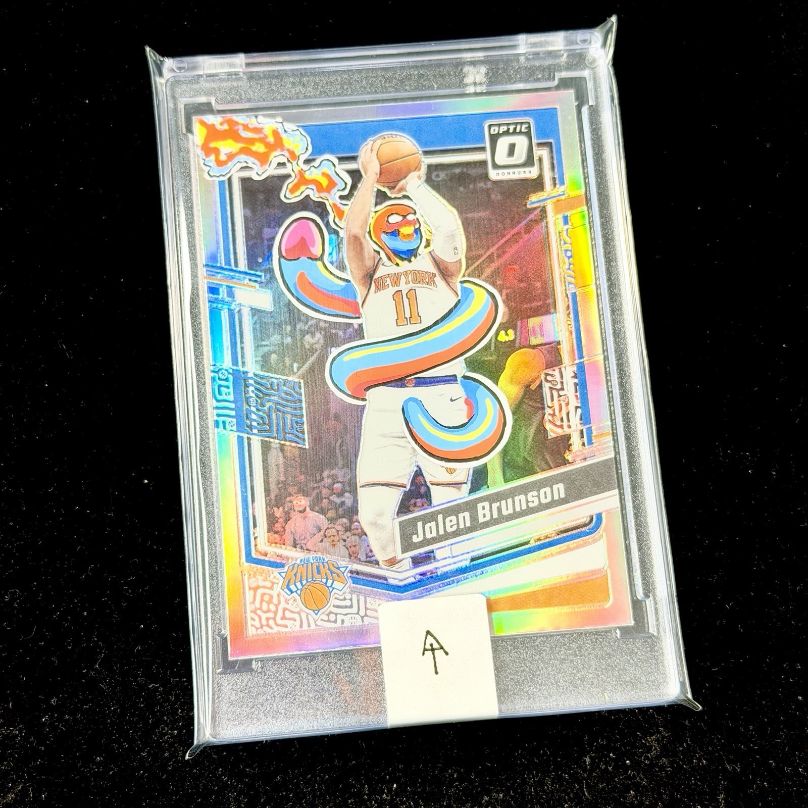 1/1 JALEN BRUNSON 🔥 SILVER PRIZM SSP 🔥 NEW PENINI: ONE OF ONE ART view 6