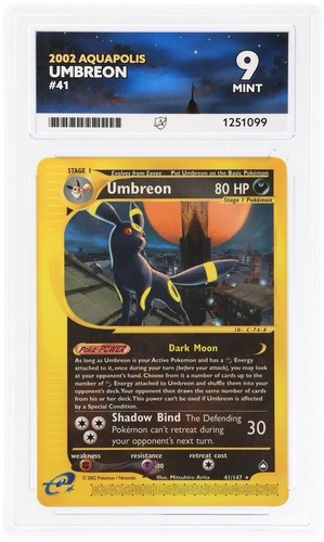 Umbreon graded ACE 9 for sale on eBay