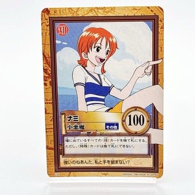 One Piece Nami Carddass Hyper Battle Card C09 Little Devil Anime Japan Vintage