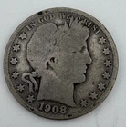 1908-O  Barber Half Dollar KEY DATE