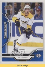 2018-19 Upper Deck Compendium Blue Dan Hamhuis #640 READ o1h