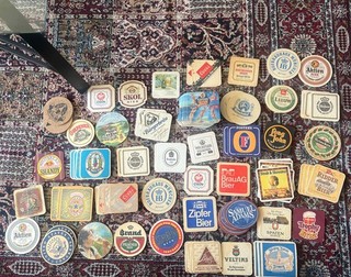 VINTAGE ASSORTED LOT OF BEER BAR COASTERS