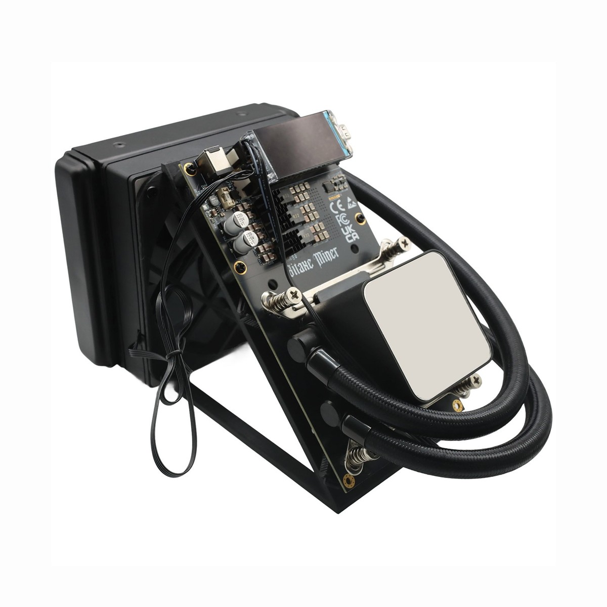 Bitaxe Miner NerdQaxe++ 4.8Th/s Hydro Liquid Cooler Bitcoin Miner 6mo  warranty !