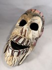 Hand Carved Mexican Calavera Skull Mask Wood Folk Art Movable Jaw — photo 1