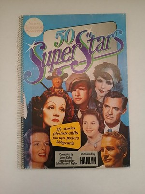 50 Super Stars, Hollywood großes Plakatbuch Hamlyn   1974