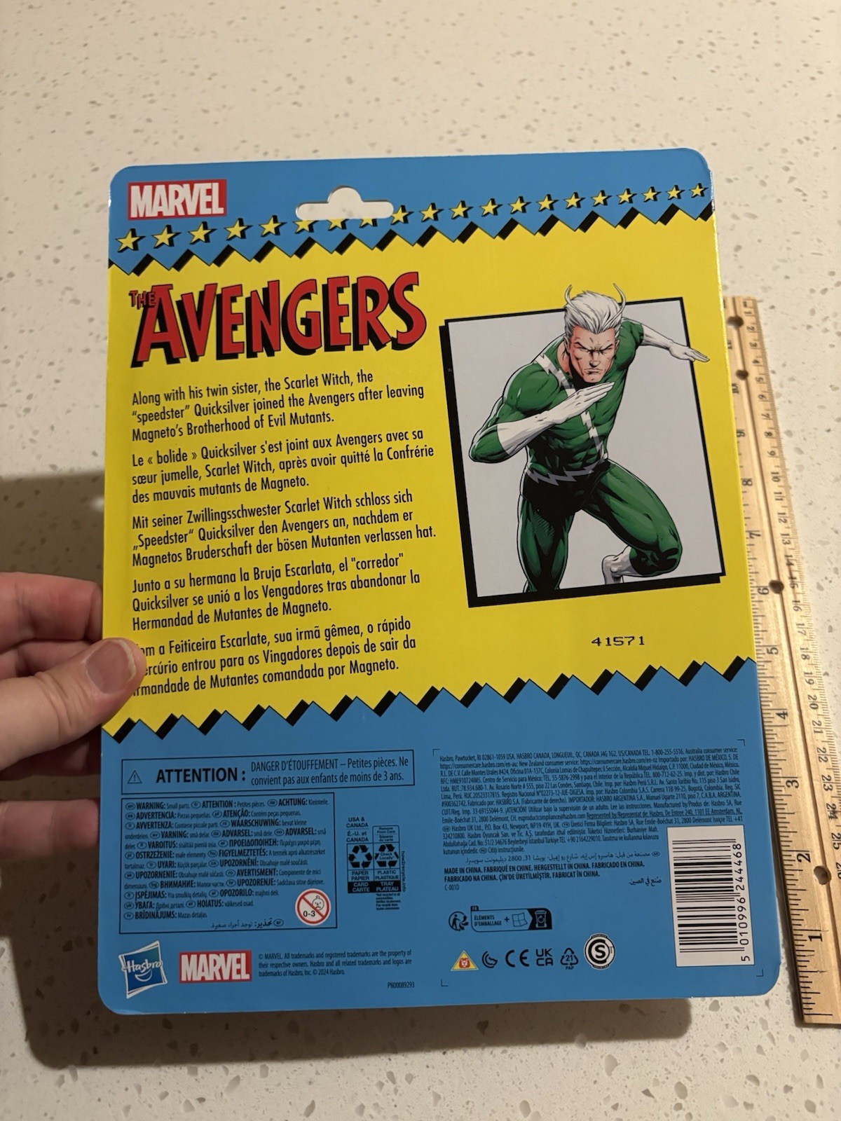Marvel Legends The Avengers Retro Quicksilver 6&rdquo; Action Figure Walmart Excl New