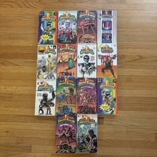 Lot Of 14 Vintage VHS Tapes Mighty Morphin Power Rangers - 90s Tested & Working