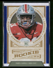 Parris Campbell 2019 Legacy Blue Prizm RC 24/50 #190