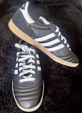 adidas Samba Black/White Leather Lace-Up Snea...