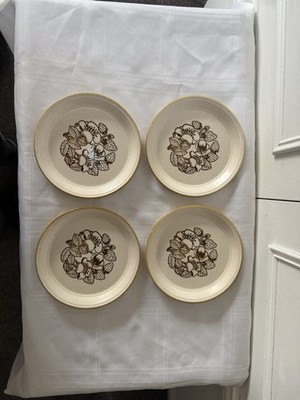 Ofen Handwerk Eisenstein Platten Erdbeere Brombeere Vintage X 4 6,5 Zoll 17 cm Klein