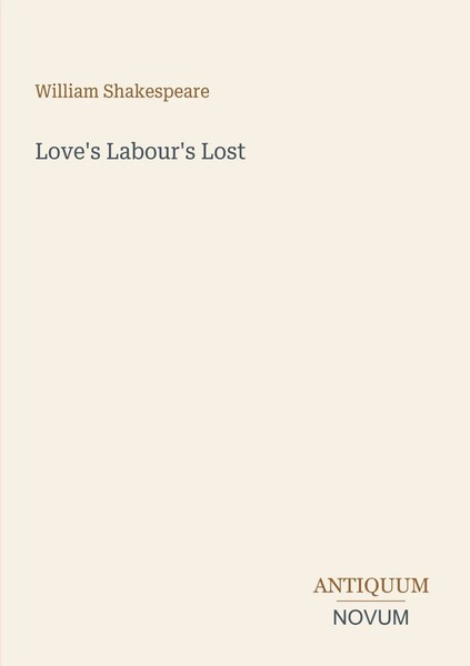 William Shakespeare | Love's Labour's Lost | Taschenbuch | Englisch (2026)-image