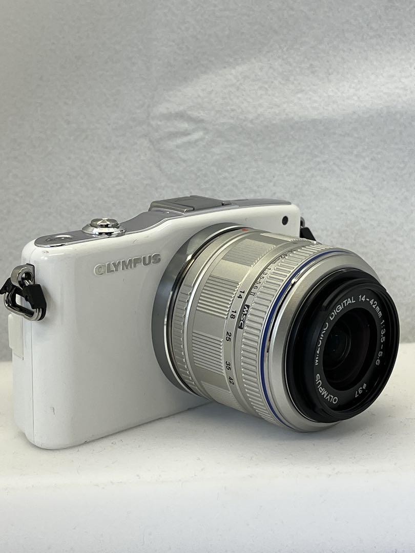Olympus PEN Mini ホワイト 14-42mmレンズ付き値下げ中！ Olympus PEN Mini White with 14 42mm Lens | eBay
