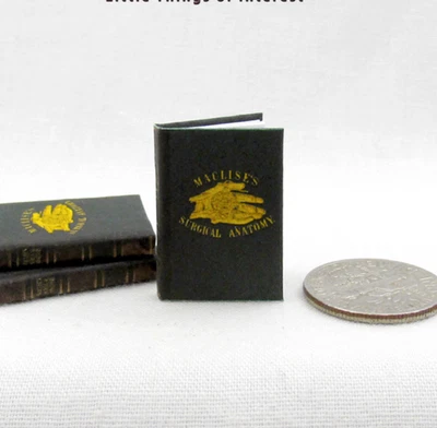 LITTLE THINGS OF INTEREST SURGICAL ANATOMY 1:12 Scale Miniature Readable Illustrated Book Doctor Nurse