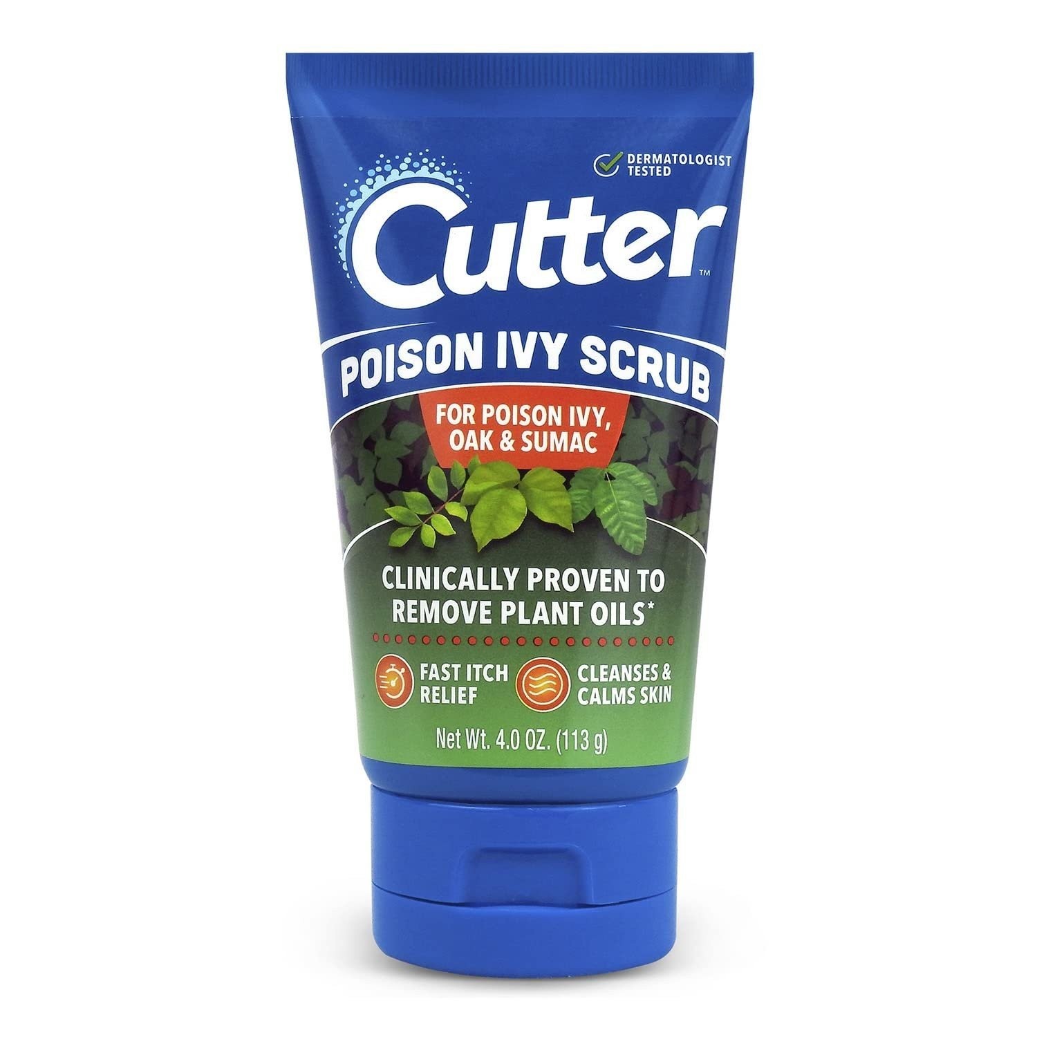 Cutter Poison Ivy, Oak and Sumac Scrub, Removes Poisonous Plant Oils That...