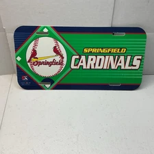 Springfield Cardinals Plastic Booster License Plate MILB 2005 Wincraft Vintage