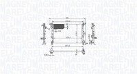 Magneti Marelli MotorküHler WasserküHler 350213217900 FüR Fiat 500L 199LYC1B 199