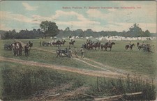 Battery Practice Ft Benjamin Harrison Indianapolis Indiana IN 1910 Postcard
