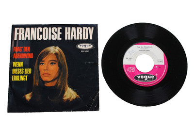 Francoise Hardy   7'' Single  Frag den Abendwind   GER 1965