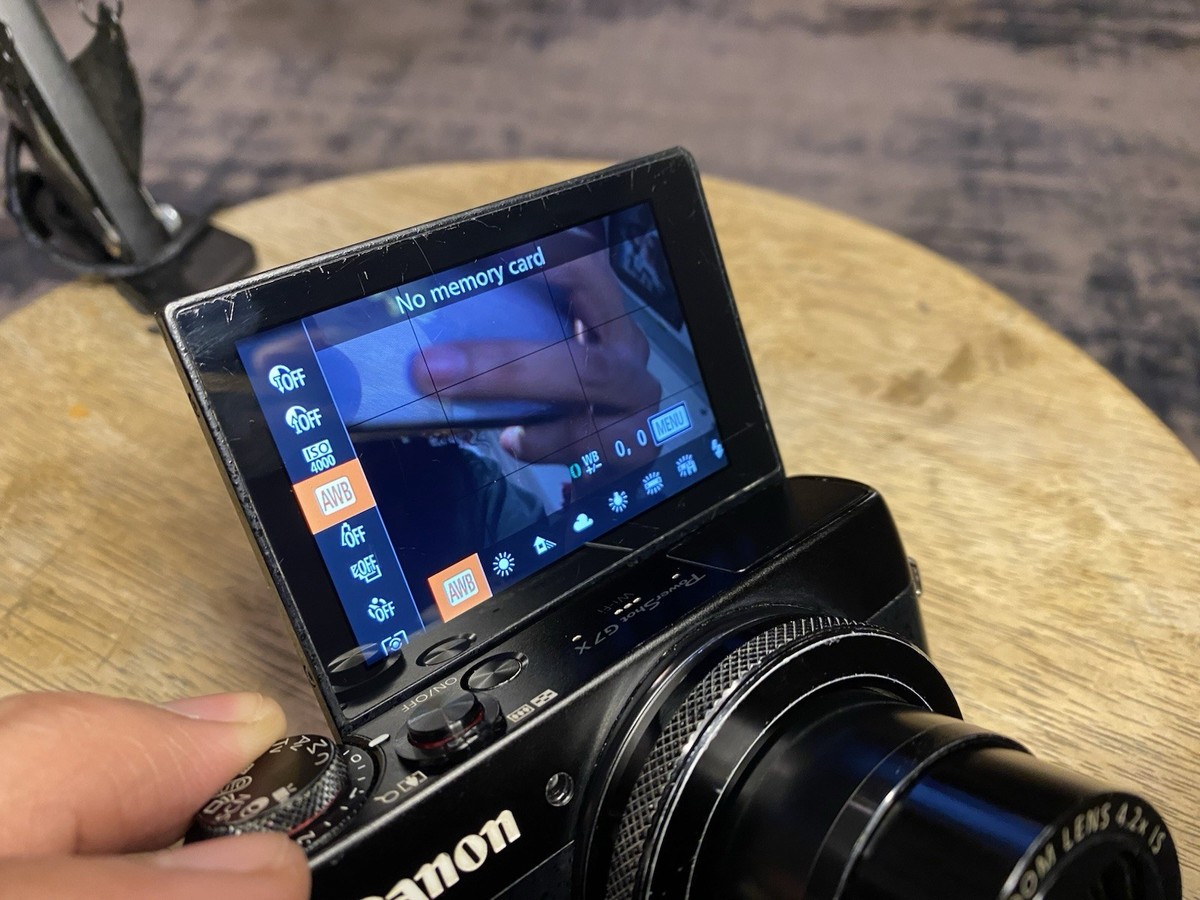 Canon PowerShot G7X Mark I Digital Camera Works w/ Issues READ