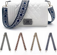Wide Shoulder Strap Adjustable Replacement Belt Crossbody Canvas Bag Navy