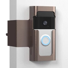 Metal No-Drill Mount for Ring Doorbell - Renter Friendly Damage-Free