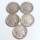 Lot of (5) BUFFALO Indian Head Nickels US Coins 1920, 1923, 1924, 1925, 1926