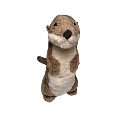 The Petting Zoo Otter Plush Stuffed Animal Brown Beige Small 2022 TPZ-S008