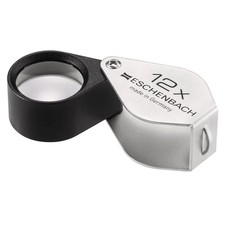 Eschenbach 1176-12 Folding Metal Magnifier 12x Magnification