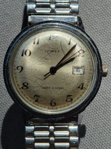 1976 Men’s Timex Marlin 35MM Mechanical Date Watch 2655202576