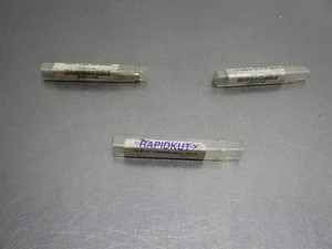 Lot of 3 NEW! RapidKut Carbide Drills & Reamer Various Styles/Sizes (As Shown)