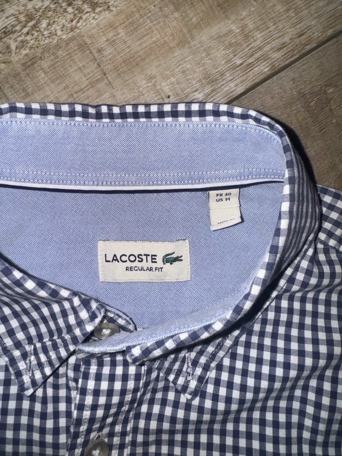 Lacoste Gingham-check Button-down Collar Shirt Re… - image 3