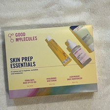 Good Molecules Skin Prep Essentials Set Yerba Mate Eye Gel, Hyaluronic Acid Ser