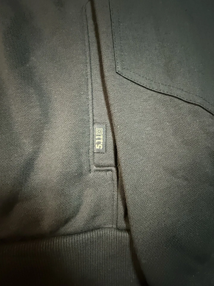 511 TACTICAL 72535 1/4 ZIP JOB SHIRT WITH CANVAS 2.0 FIRE NAVY Blue Small NWT - Image 4 of 4