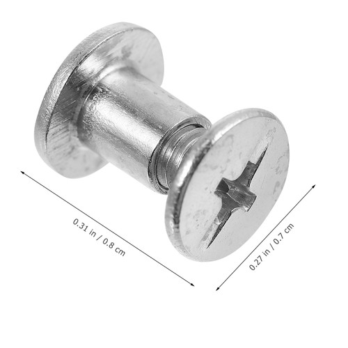 50 Sets Mother and Child Rivets Screws Assorted Kit Leathercraft Accessories - Picture 7 of 12