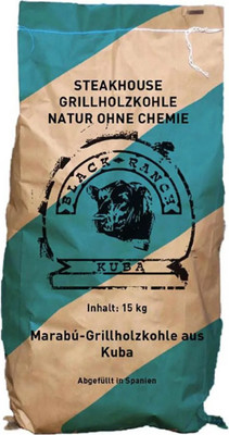 Black Ranch - MARABU Kubanische Grill - Holzkohle, 15 kg