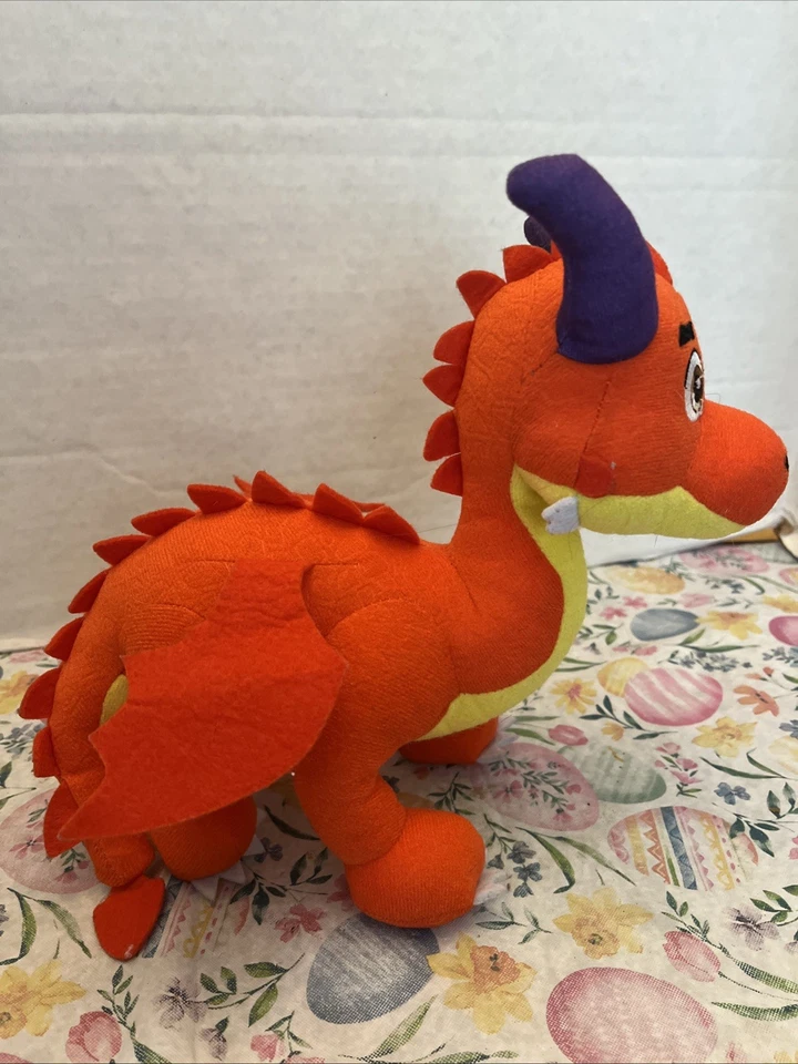 2021 Spin Master PAW PATROL Rescue Knights SPARKS THE Dragon Plush Stuffed Toy - Image 2 of 4