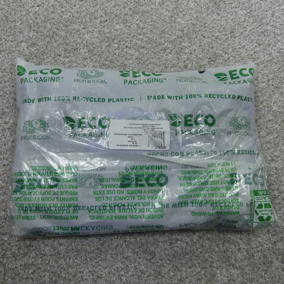 Ropa interior Fruit Of The Loom para hombre grande azul gris calzoncillos 6 pares Foto 2 de 4