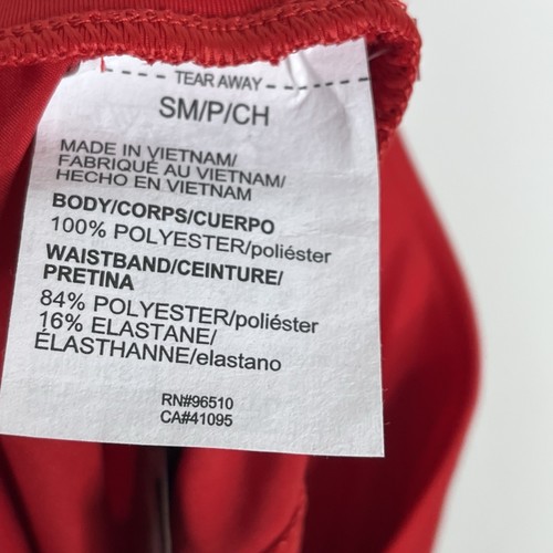 Under Armour Damen gewebte Trainingsshorts rot Größe Small locker sportlich Laufen - Bild 4 von 7