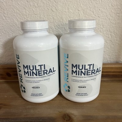 Lot Of 2 Revive MD - Multi Mineral - 2 x 210 = 420 Total Capsules Exp 8/27