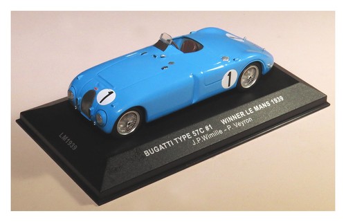 IXO 1:43 BUGATTI TYPE 57C GANADOR 24 HORAS DE LE MANS 1939