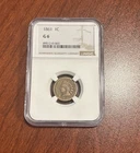 1861 Indian Head Cent NGC G6 Great Collectors Slab!