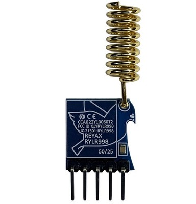 REYAX RYLR998 UART Interface 868/915 MHz Lora Module with 32x14x5.5mm, Blue 