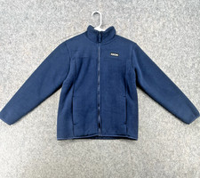 Pacific Trail Jacket Boys Navy Blue Soft Fleece Size M 10/12 Outdoor Wear