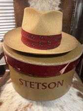 VTG Stetson Royal Panama Hat , Size 6 1/2 , 52 Mint Condition , Equador Stamp