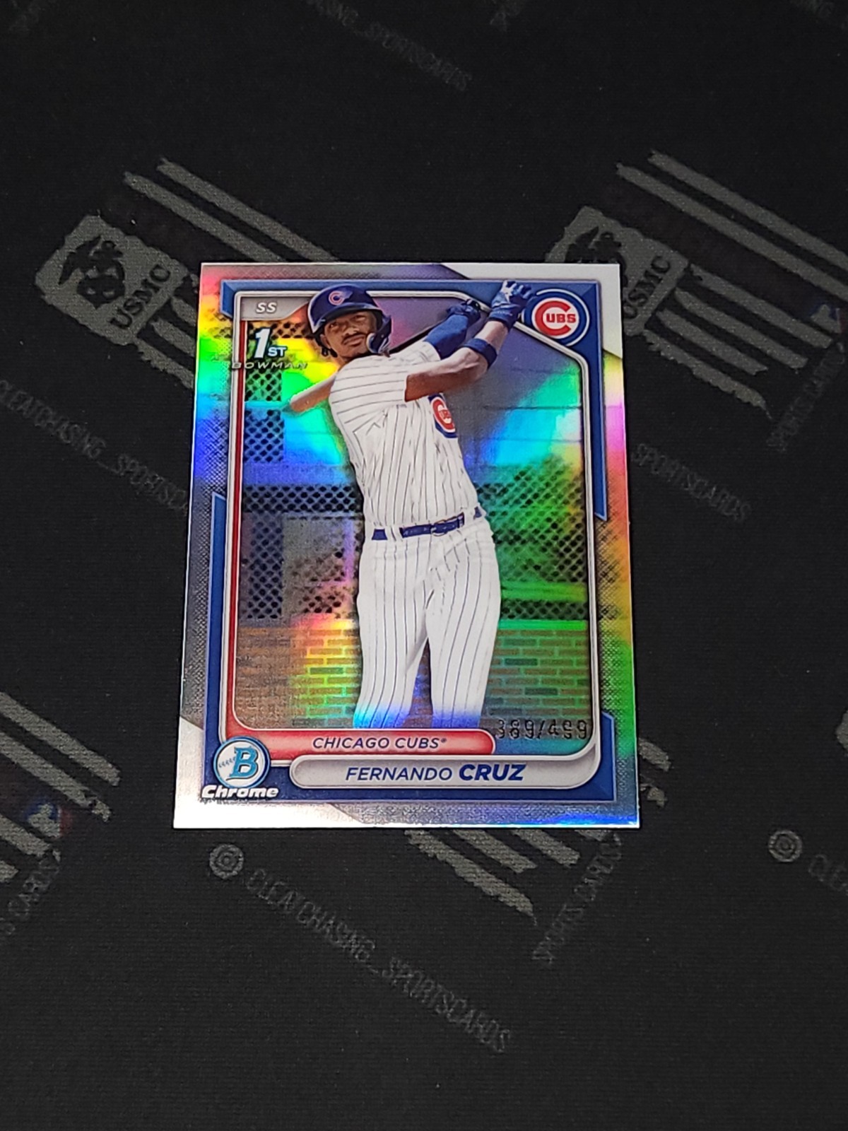 2024 Bowman Chrome Prospects Refractor /499 Fernando Cruz #BCP-197 Cubs